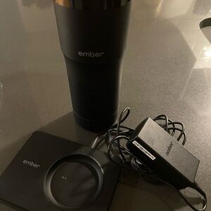 Ember Black Smart Travel Mug with Charger